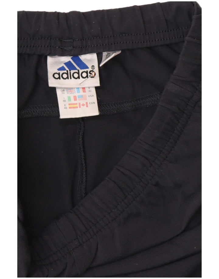 ADIDAS Damen Trainingshose UK 14 Large Grau Polyester