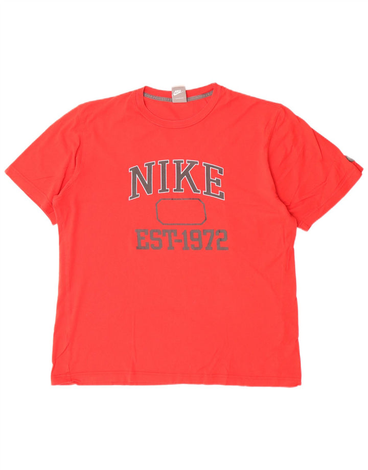 Nike Herren Grafik T-Shirt Top XL Rot