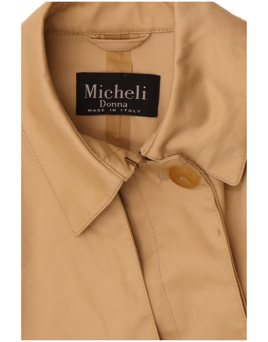 Vintage Damen Trenchcoat UK 12 Medium Beige