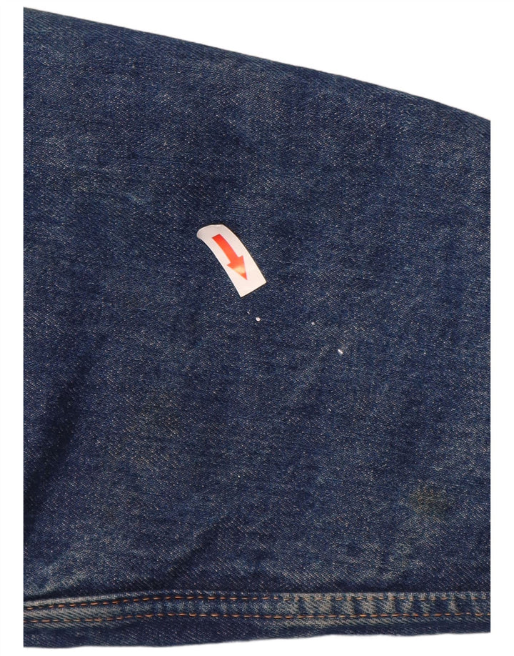 Roy Rogers Herren Denim Sherpa Jacke UK 40 Large Blau