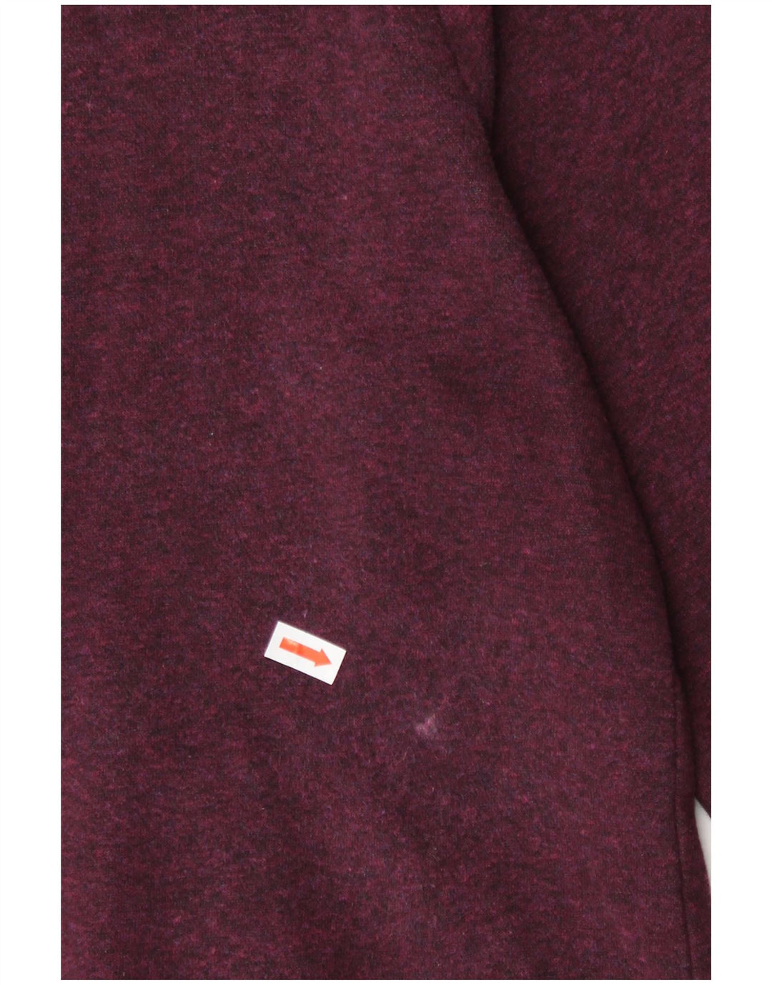 NIKE Womens Tracksuit Top Jacket UK 10 Small Burgundy Cotton