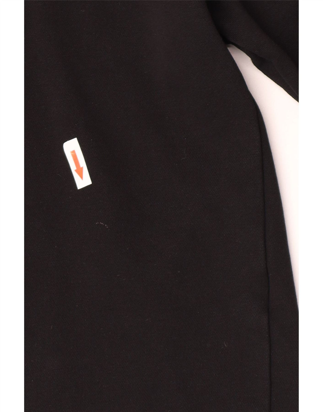 Dkny Womens Graphic Oversized Sweatshirt Pullover UK 10 Small Schwarze Baumwolle