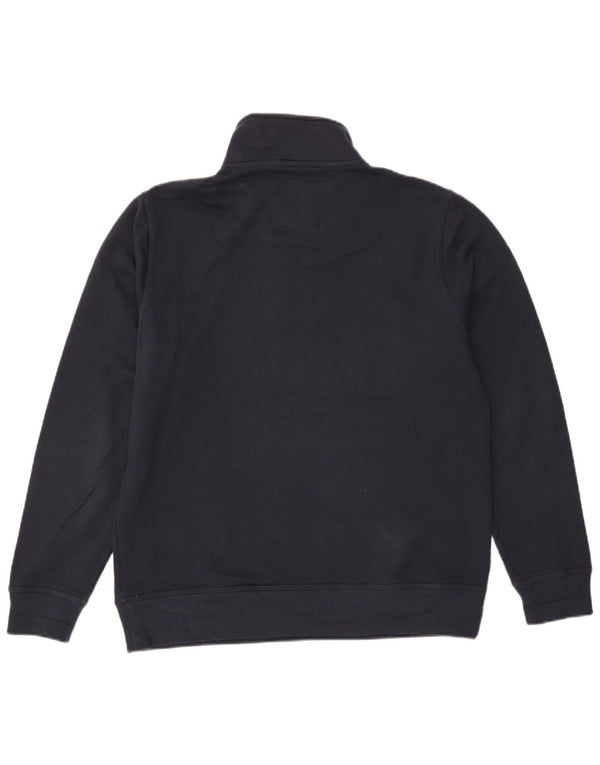 Crew Clothing Herren-Sweatshirt mit Reißverschluss, XL, Marineblau, Baumwolle