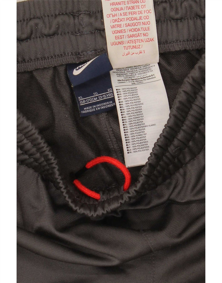 Nike Jungen-Trainingshose, Jogginghose, 13–14 Jahre, XL, graues Polyester