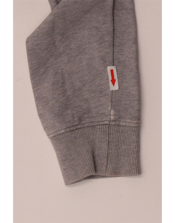 Tommy Hilfiger Herren-Sweatshirt mit Grafik, groß, graue Baumwolle