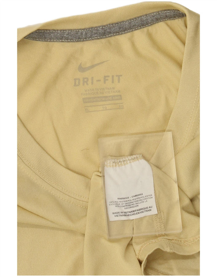 Nike Herren Dri Fit Top Langarm XL Gelb Polyester