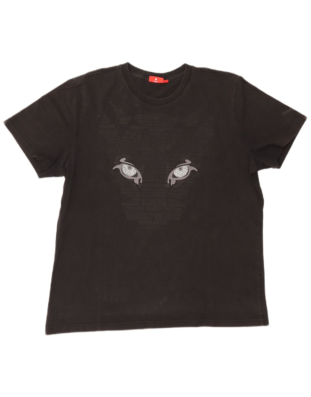 Puma Mens Graphic T-Shirt Top XL Black