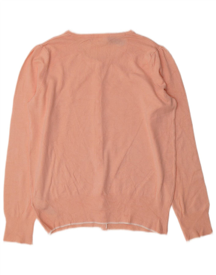 Marks & Spencer Damen-Cardigan-Pullover UK 12 Mittelrosa Viskose