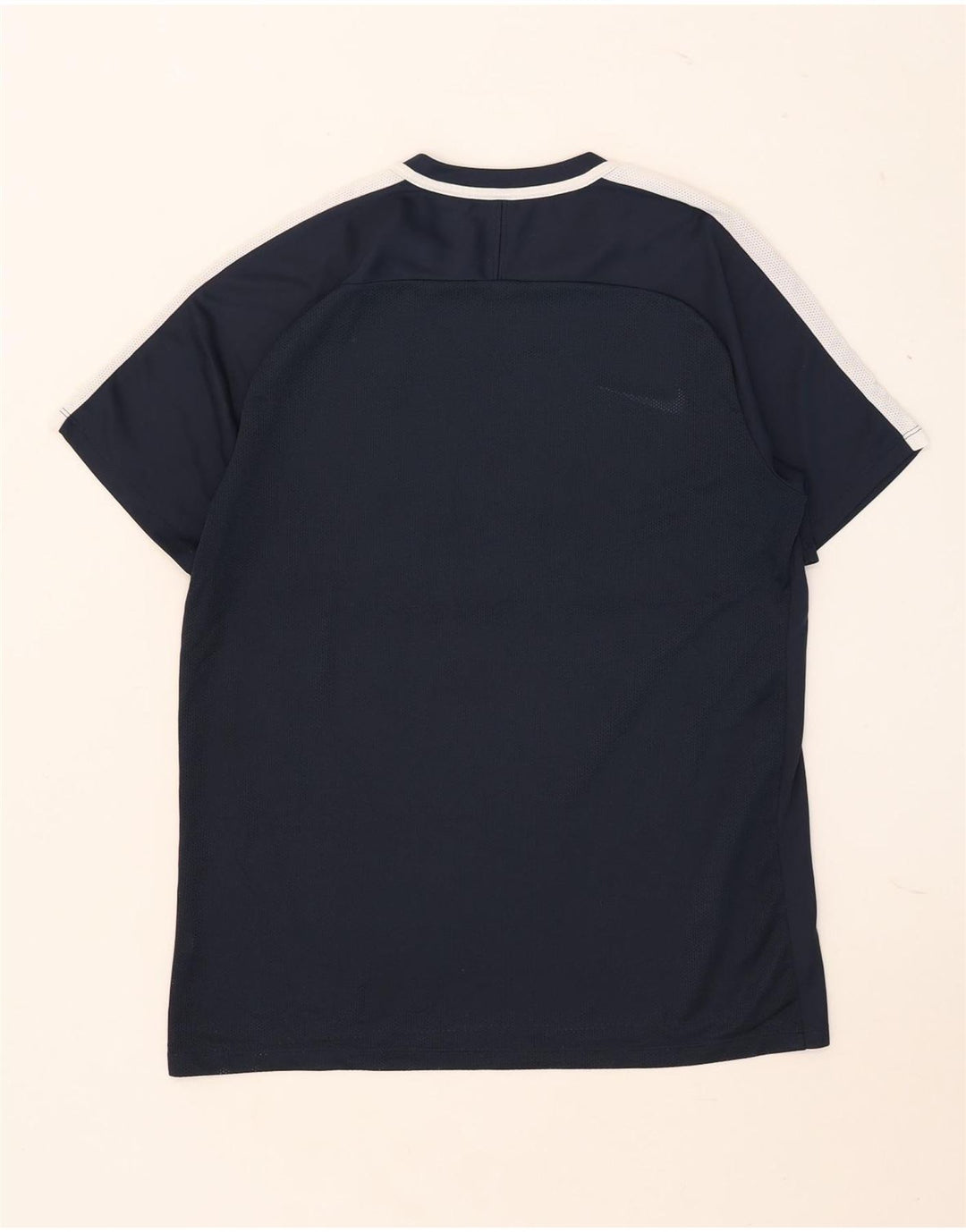 Nike Herren Dri Fit T-Shirt-Oberteil, groß, Marineblau, Farbblock