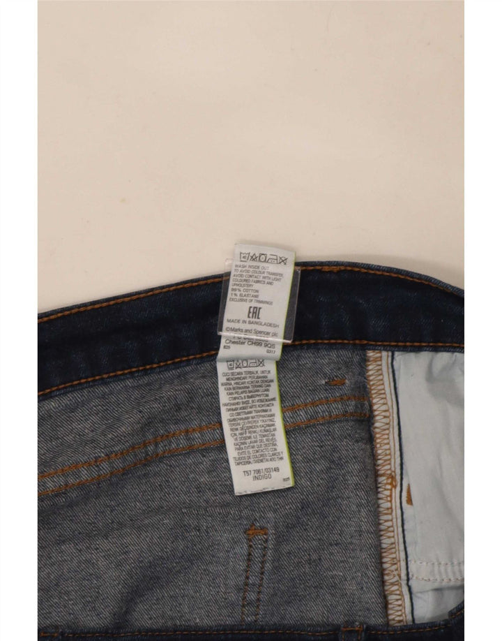 Marks & Spencer Damen Slim Bootcut Jeans UK 14 Large W32 L29 Marineblau