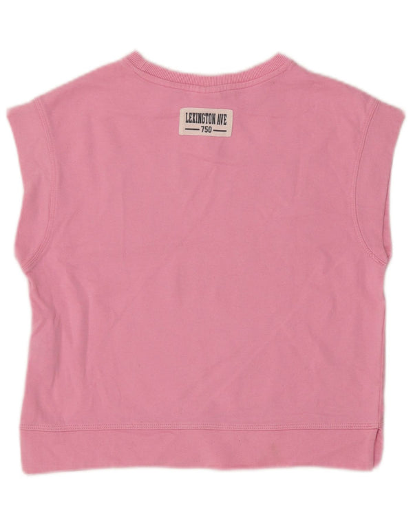 ZARA Mädchen New York City ärmelloses T-Shirt mit Grafik, 9–10 Jahre, Rosa