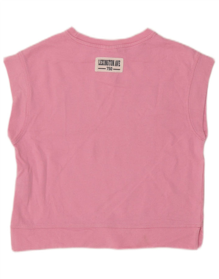 ZARA Mädchen New York City ärmelloses T-Shirt mit Grafik, 9–10 Jahre, Rosa