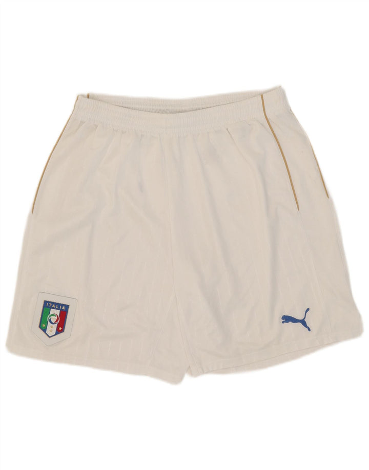 Puma Herren Italia Sport Shorts XL Weiß