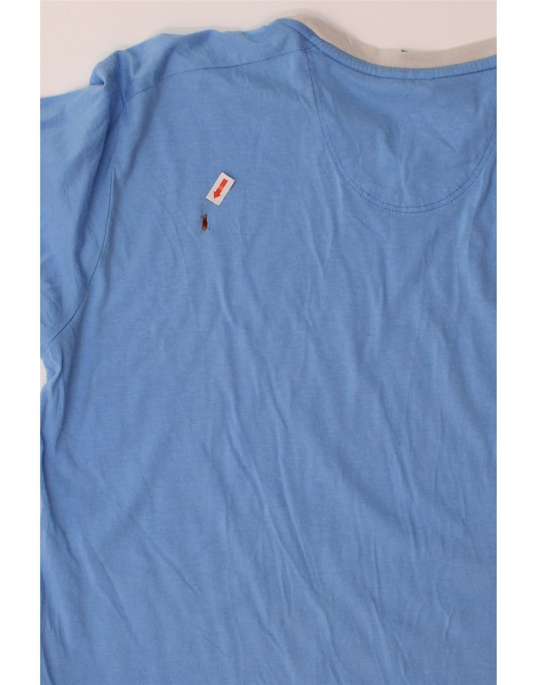 NIKE Womens T-Shirt Top UK 14/16 Large Blue Viscose Vintage Nike and Second-Hand Nike from Messina Hembry 