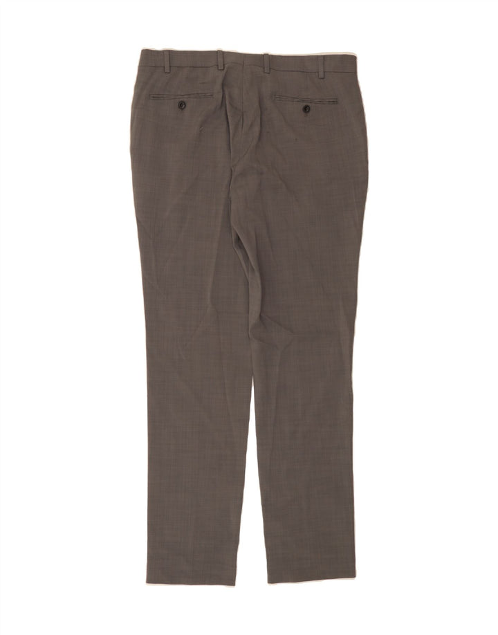MICHAEL KORS Mens Slim Chino Trousers W32 L32  Grey Polyester Vintage Michael Kors and Second-Hand Michael Kors from Messina Hembry 