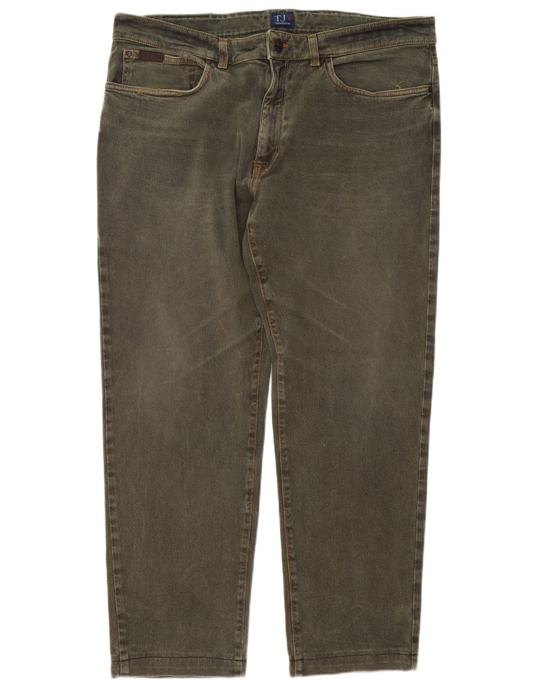 Trussardi Herren Tapered Jeans W40 L29 Grün