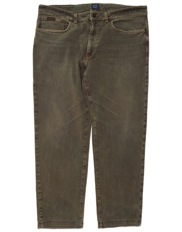 Trussardi Herren Tapered Jeans W40 L29 Grün