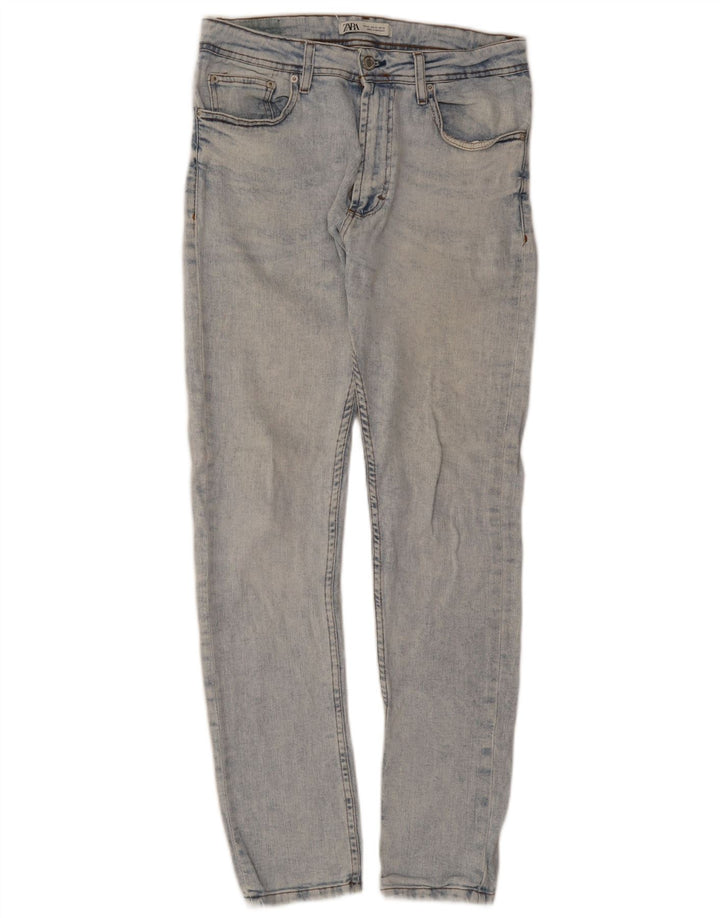 Zara Herren Slim Jeans EU 42 Large W32 L29 Blau