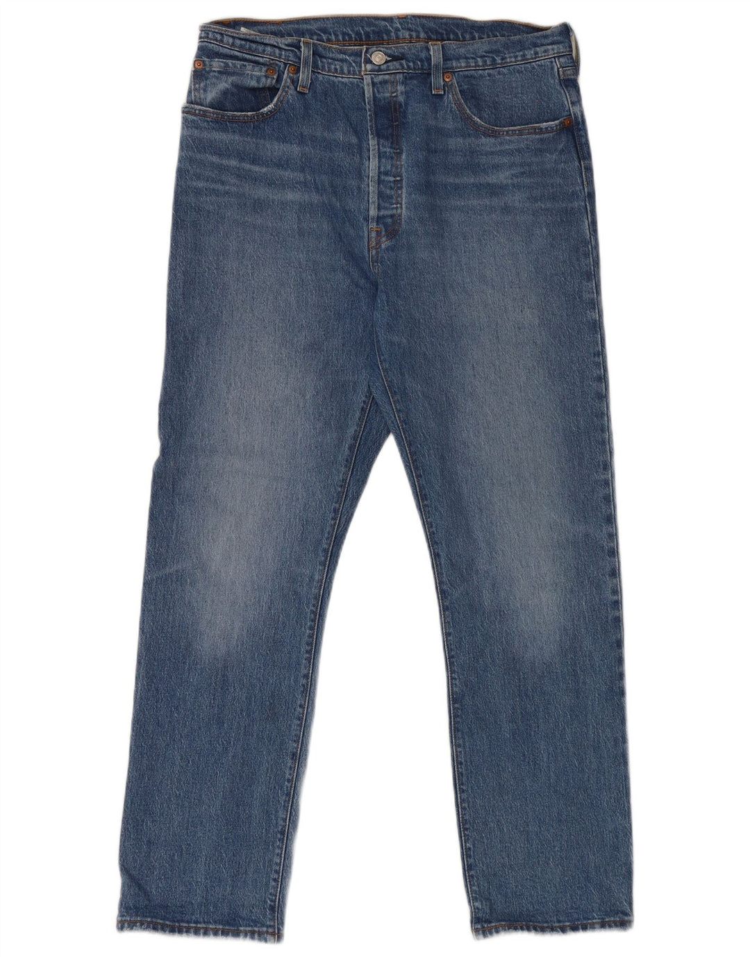 Levi's Herren 501 Straight Jeans W32 L30 Blaue Baumwolle