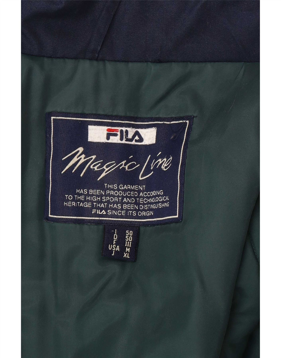 Fila Herren Utility Jacke IT 50 Large Marineblau
