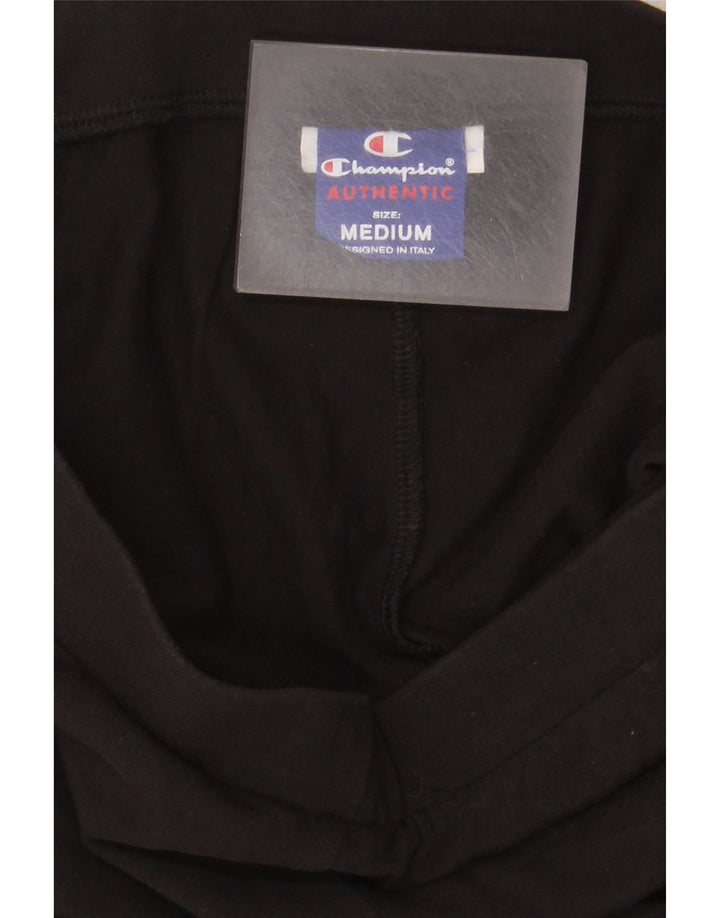 Champion Damen Leggings UK 12 Medium Schwarz