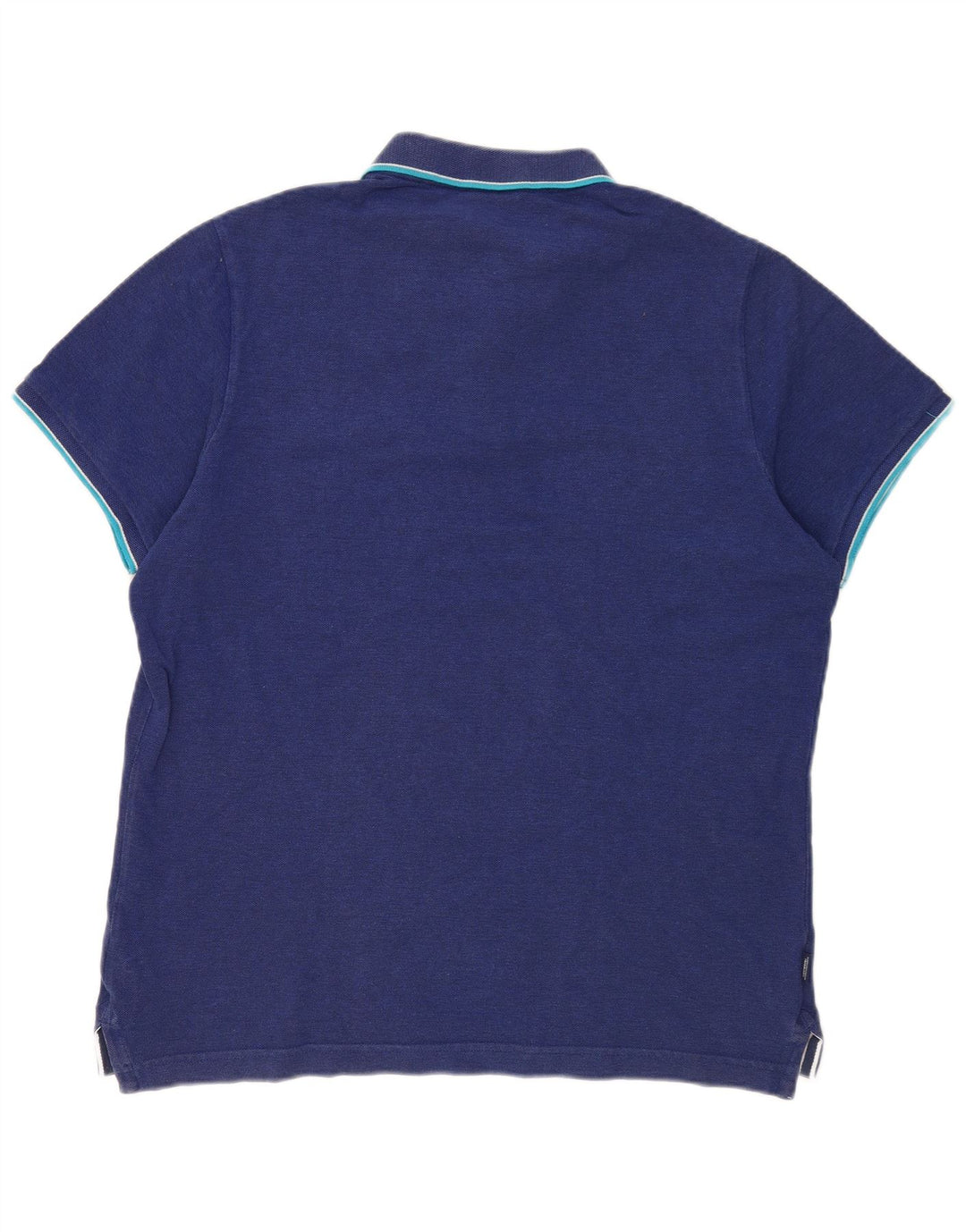 Superdry Herren-Poloshirt 3XL aus blauer Baumwolle