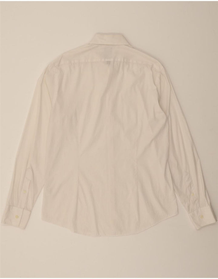 CALVIN KLEIN Mens Shirt Size 41 Medium White Cotton Vintage Calvin Klein and Second-Hand Calvin Klein from Messina Hembry 