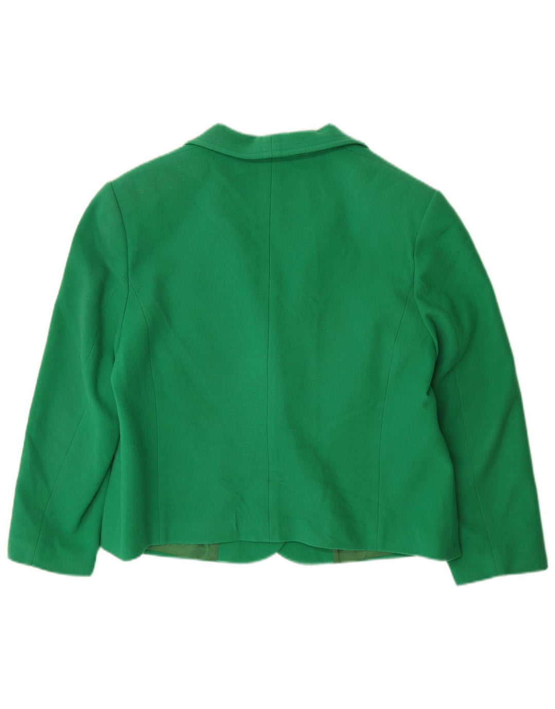 Separa Fink Damen 1-Knopf-Blazerjacke UK 18 XL Grüne Wolle