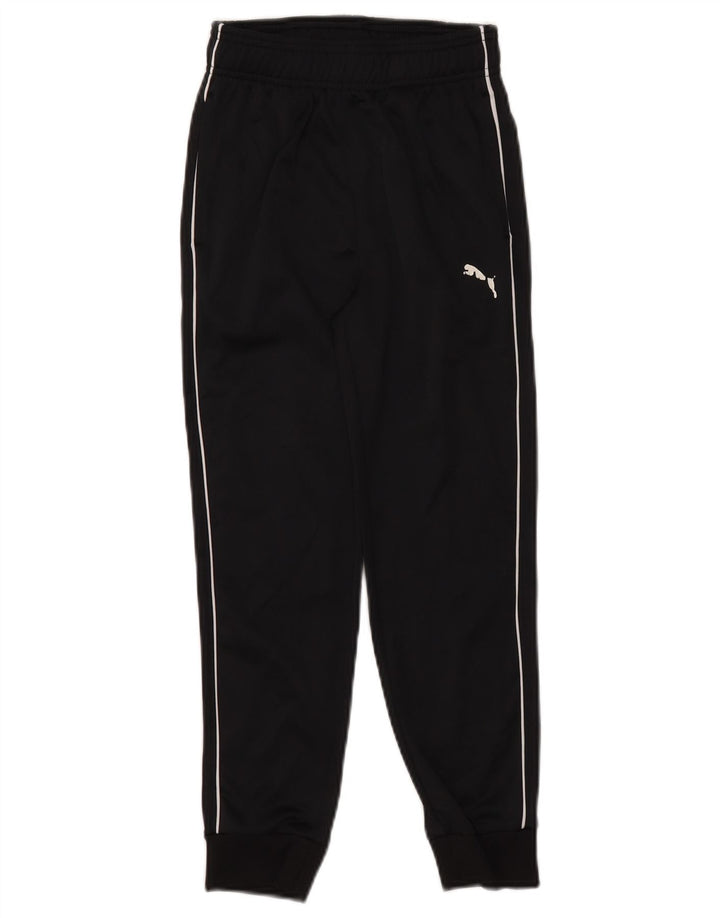 PUMA Jungen-Trainingshose, Jogginghose, 7–8 Jahre, Größe S, Schwarz, Polyester