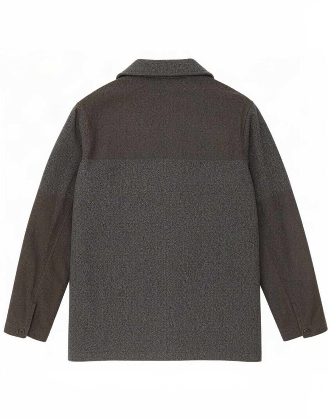 Levi's Herren-Windbreaker-Mantel mit 3 Knöpfen, UK 38, mittelgraue Wolle