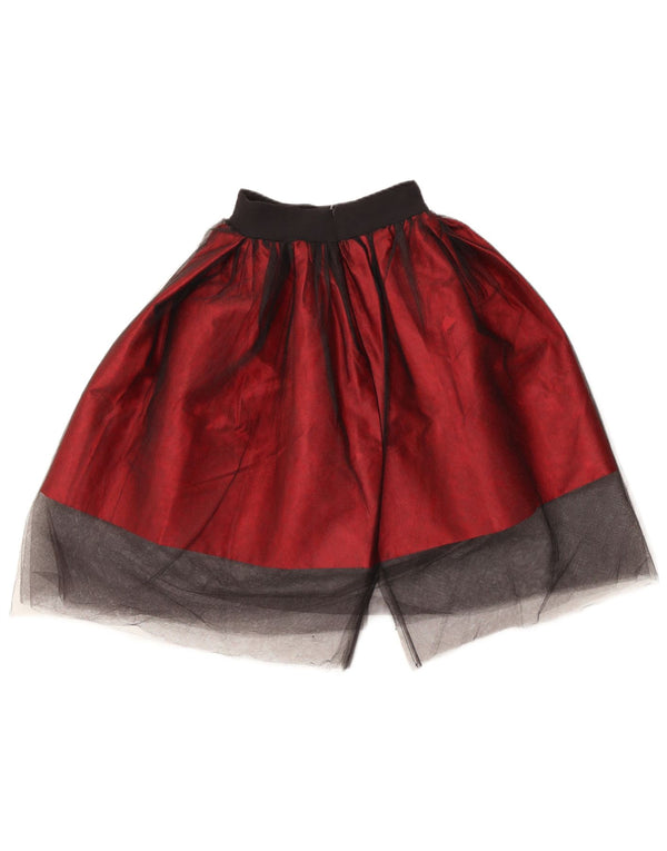 Vintage Damen Tutu Rock W20 3XS Burgund