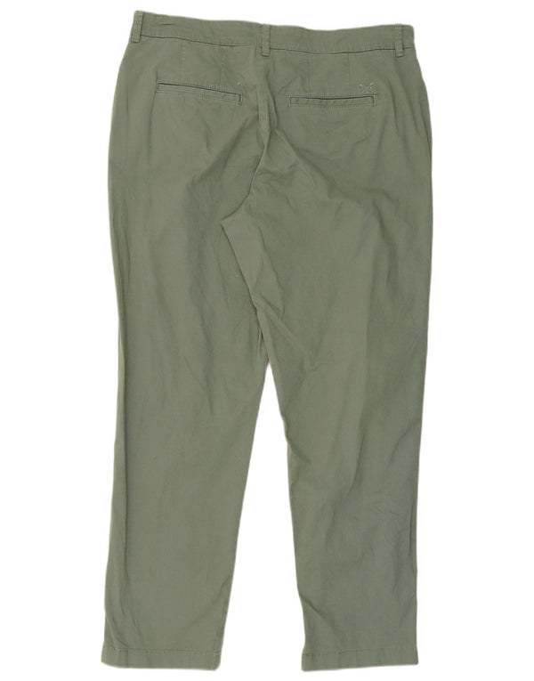 Crew Clothing Damen Tapered Chino Hose UK 16 Large W36 L30 Grün