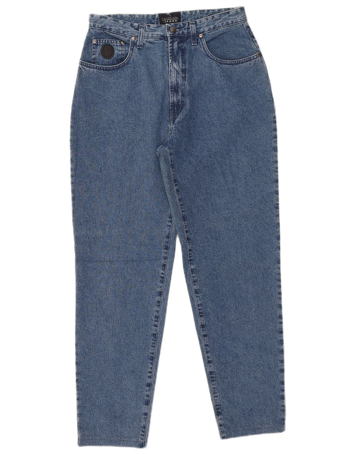 Trussardi Damen Tapered Jeans W30 L29 Blau