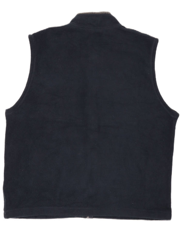 Marks & Spencer Herren Fleeceweste UK 42 XL Marineblau Polyester