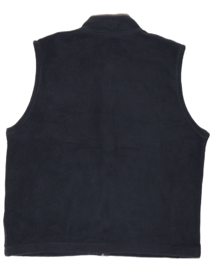 Marks & Spencer Herren Fleeceweste UK 42 XL Marineblau Polyester