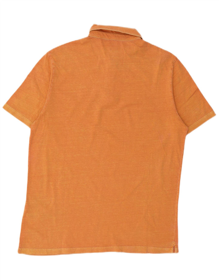 North Sails Herren-Poloshirt mit normaler Passform, Größe S, Orange, Baumwolle