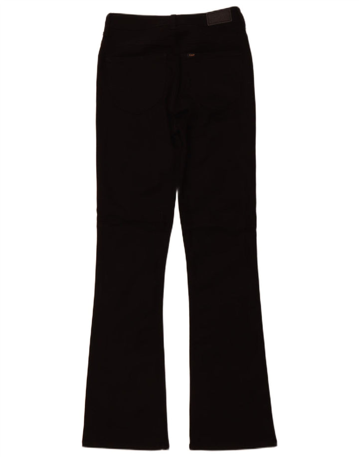 Lee Damen Breese Bootcut Jeans W28 L33 Schwarze Baumwolle
