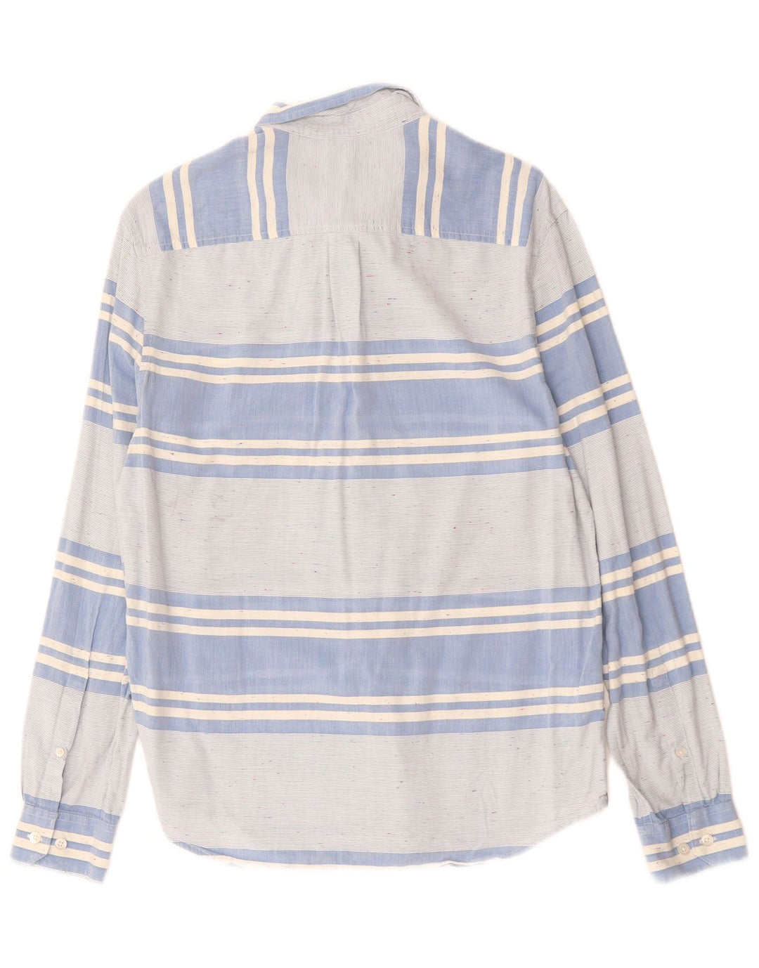 PENGUIN Herren Heritage Slim Fit Hemd mittelblau gestreift aus Baumwolle