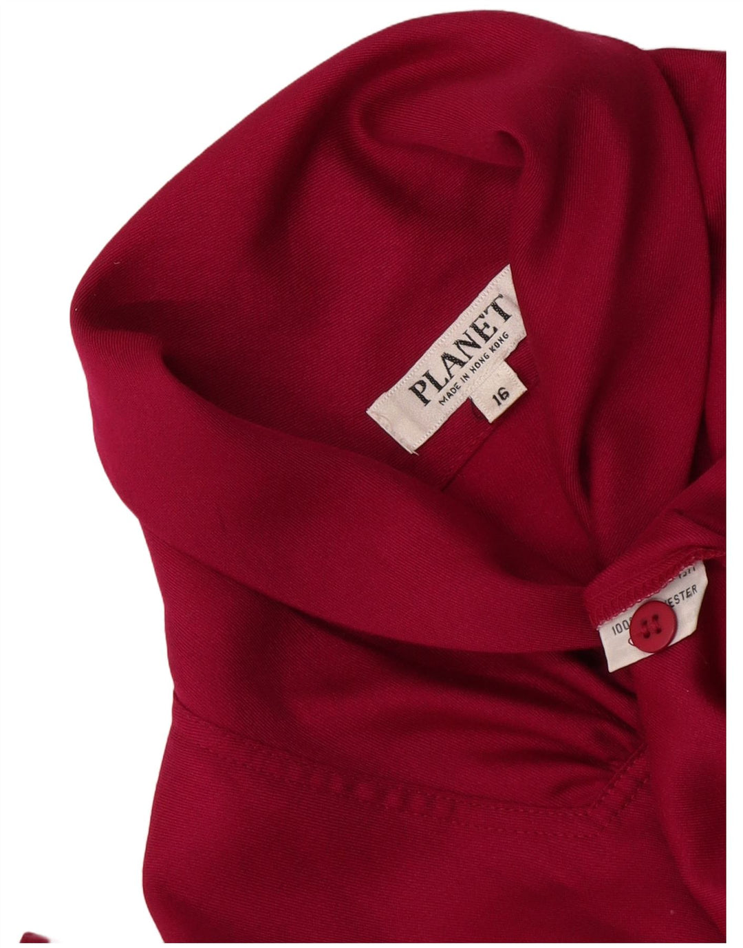 Planet Damen-Hemdbluse, UK 44, Größe L, Rosa, Polyester