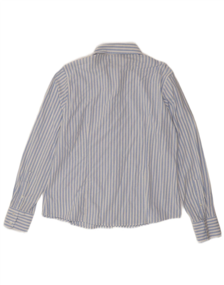 Gant Damenhemd UK 18 XL blau gestreift aus Baumwolle