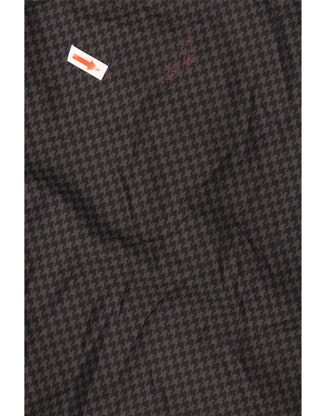 Volcom Mädchen-Regenjacke mit Kapuze, 13–14 Jahre, XL, graues Hahnentritt-Polyester