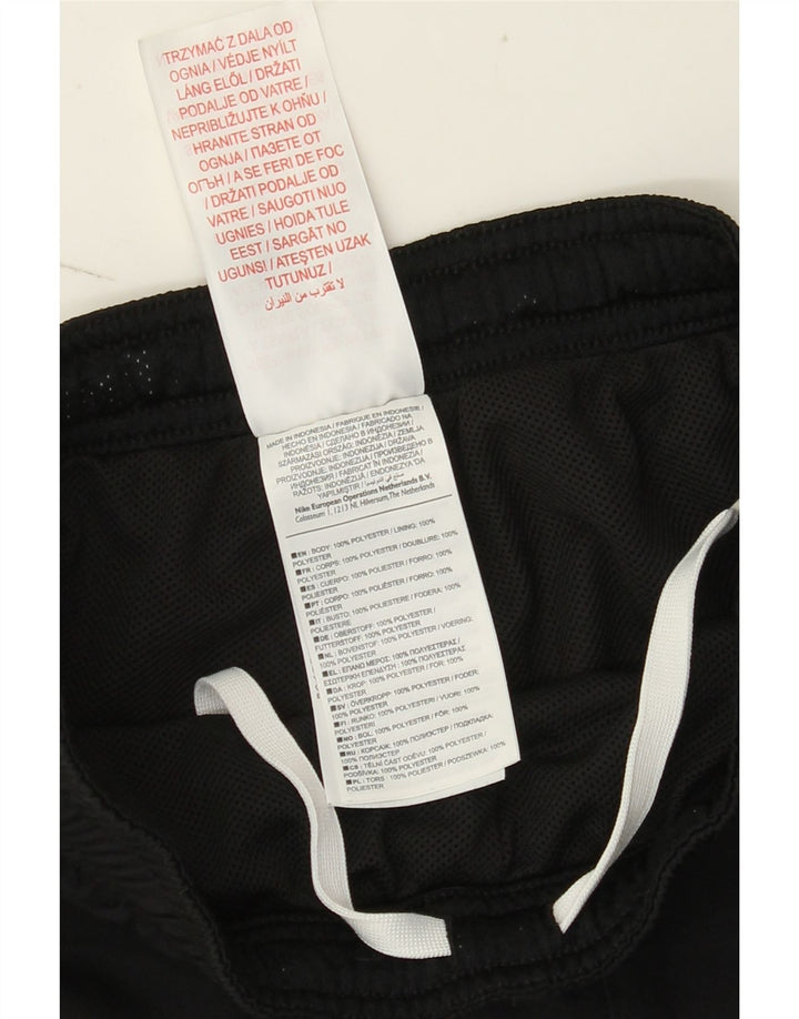 Nike Dri-Fit-Windbreaker-Hose für Jungen, 12–13 Jahre, Größe L, schwarzes Polyester
