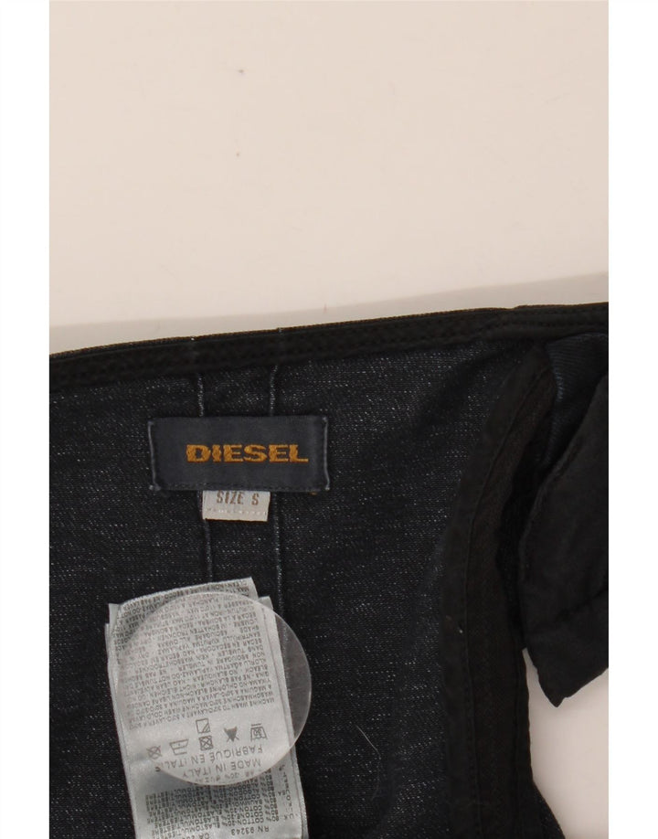 DIESEL Ärmelloser Denim-Jumpsuit für Damen, Größe S, Marineblau, Baumwolle