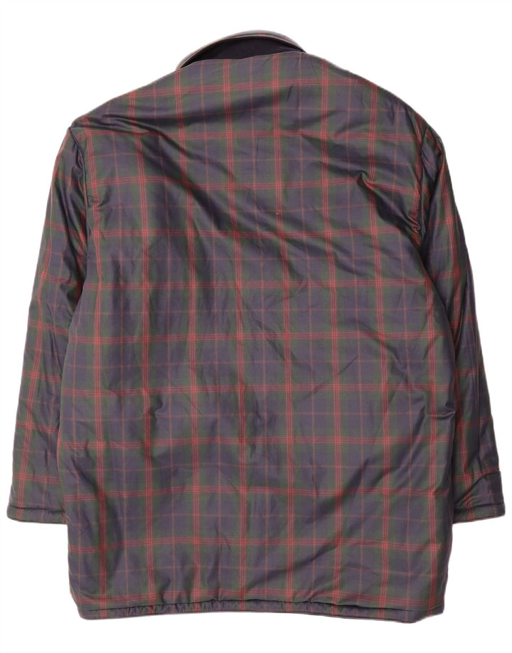 NAVIGARE Herren Wendejacke UK 44 2XL Marineblaue Wolle