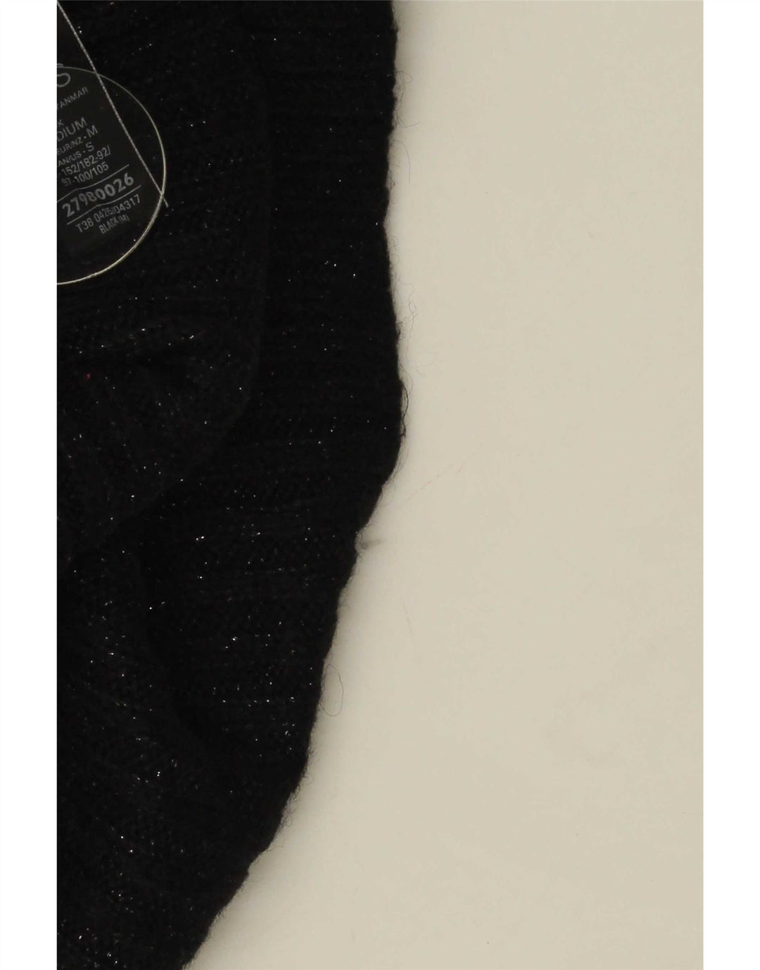Marks & Spencer Damen-Pullover mit Rollkragen, Gr. 14, mittelschwarz gefleckt