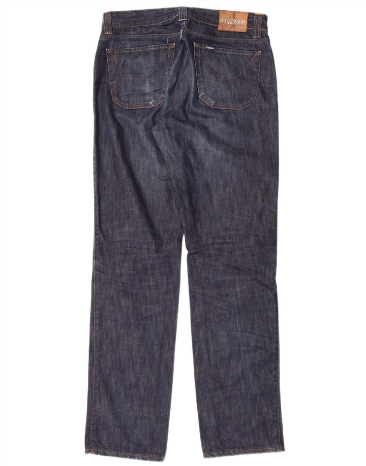 JECKERSON Herren Straight Jeans W38 L36 Blaue Baumwolle