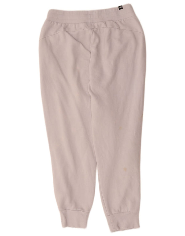 Puma Damen Trainingshose Jogger UK 14 Mittelgraue Baumwolle