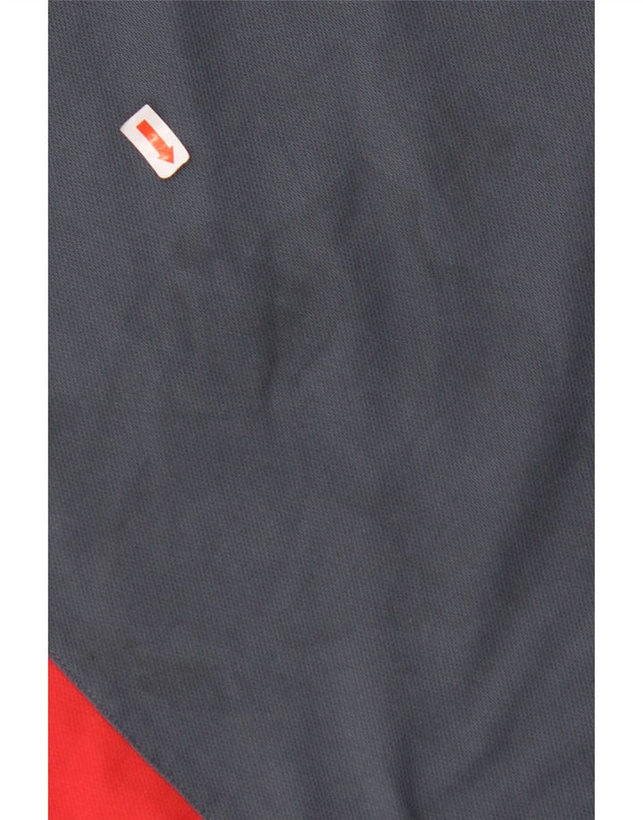 ADIDAS Herren T-Shirt Top Small Grau Colourblock Polyester