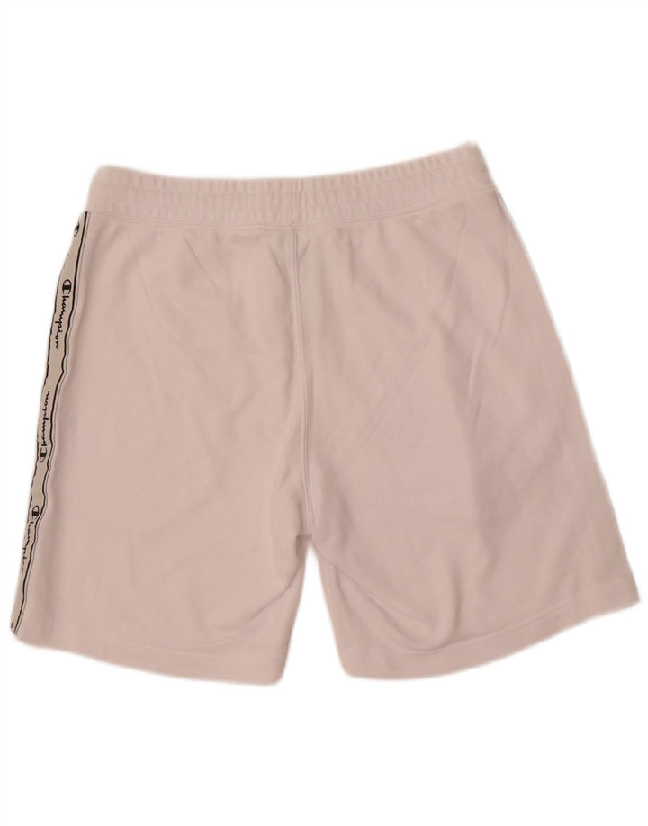Champion Herren Graphic Sport Shorts Mittelweiße Baumwolle