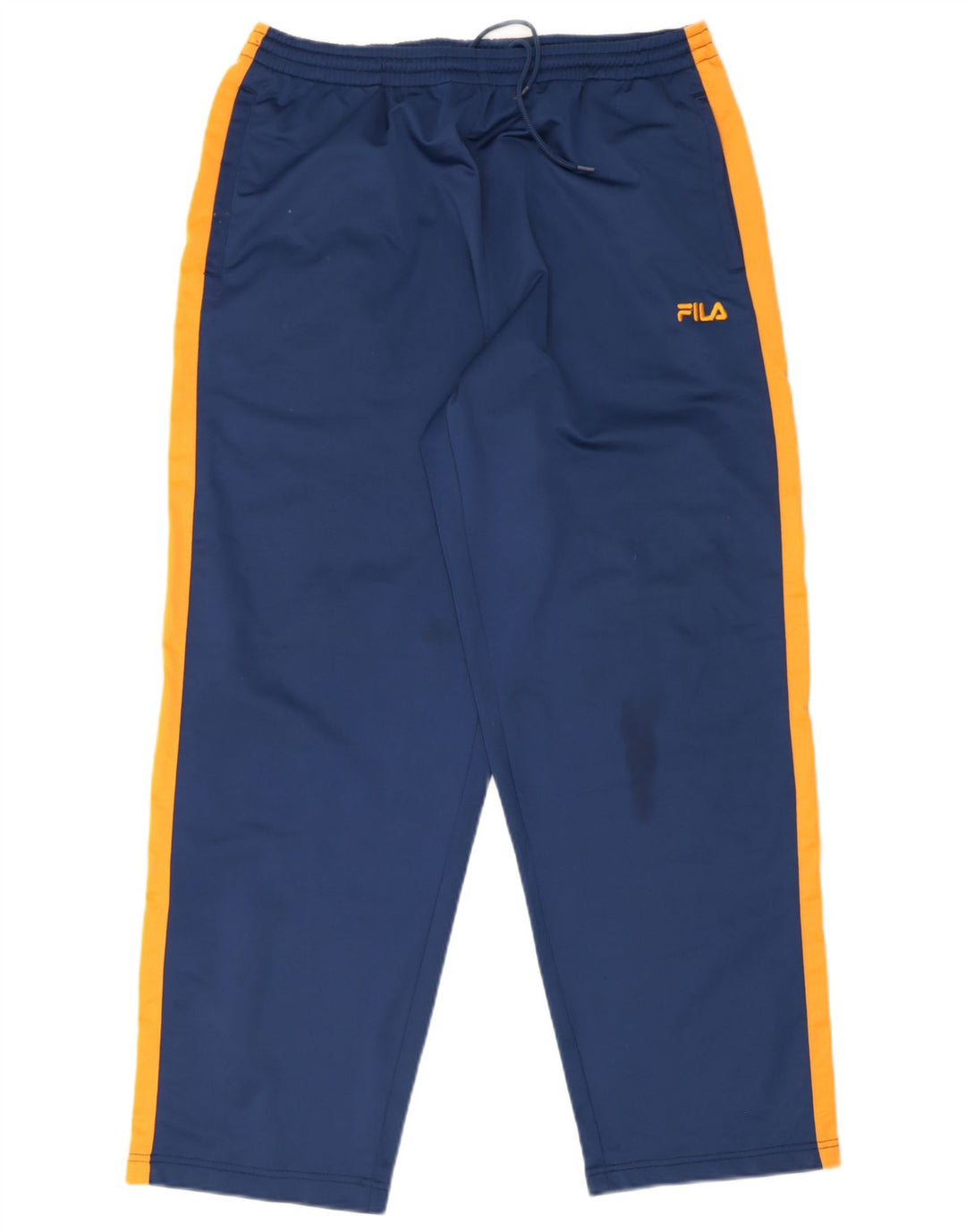 Fila Herren-Trainingshose XL, blaues Colourblock-Polyester